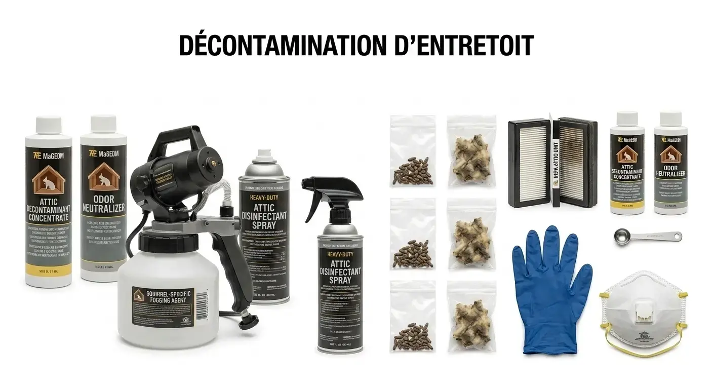 Décontamination de guano de chauve-souris et histoplasmose